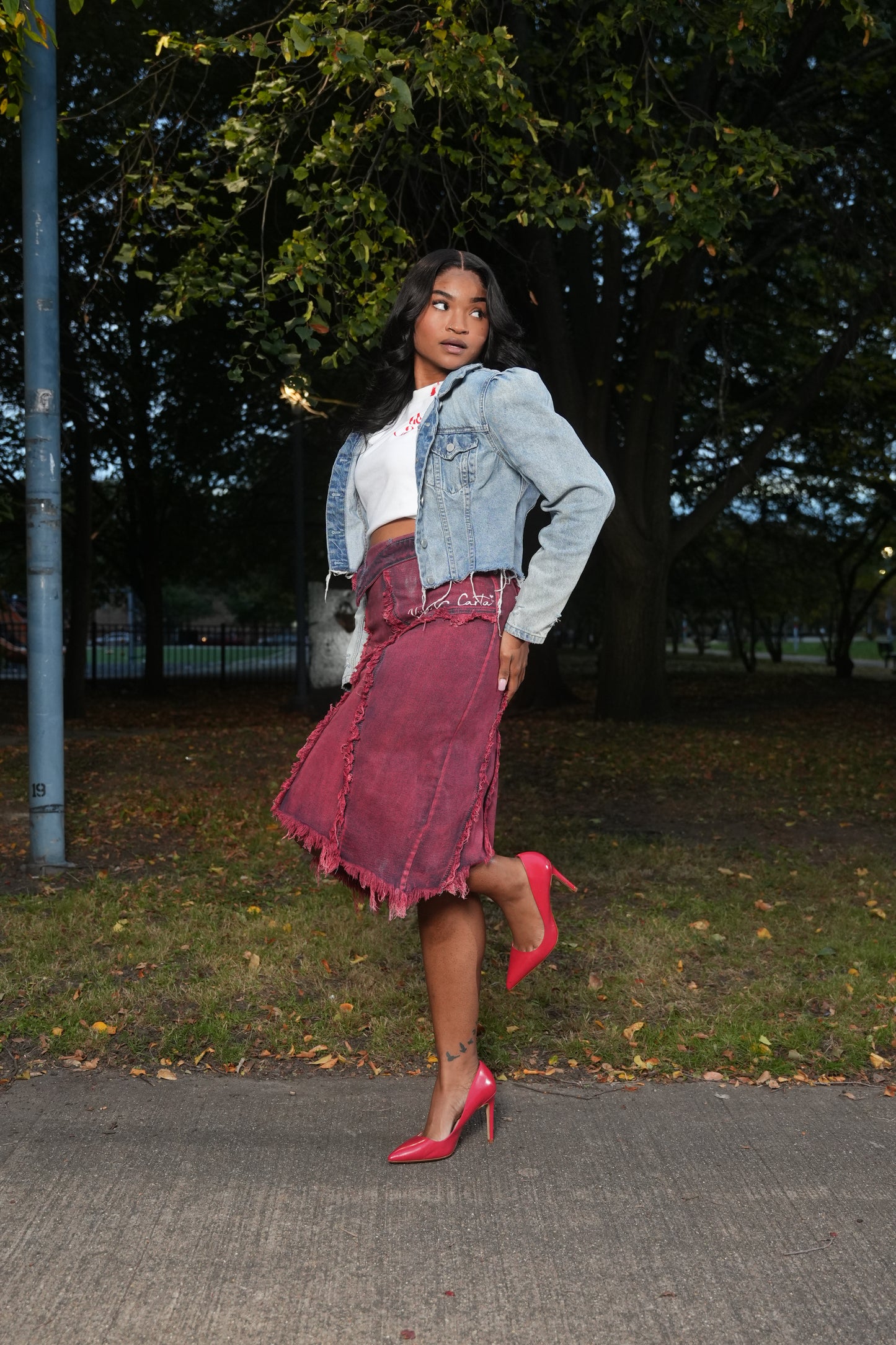 Pista Dyed Maxi Skirt