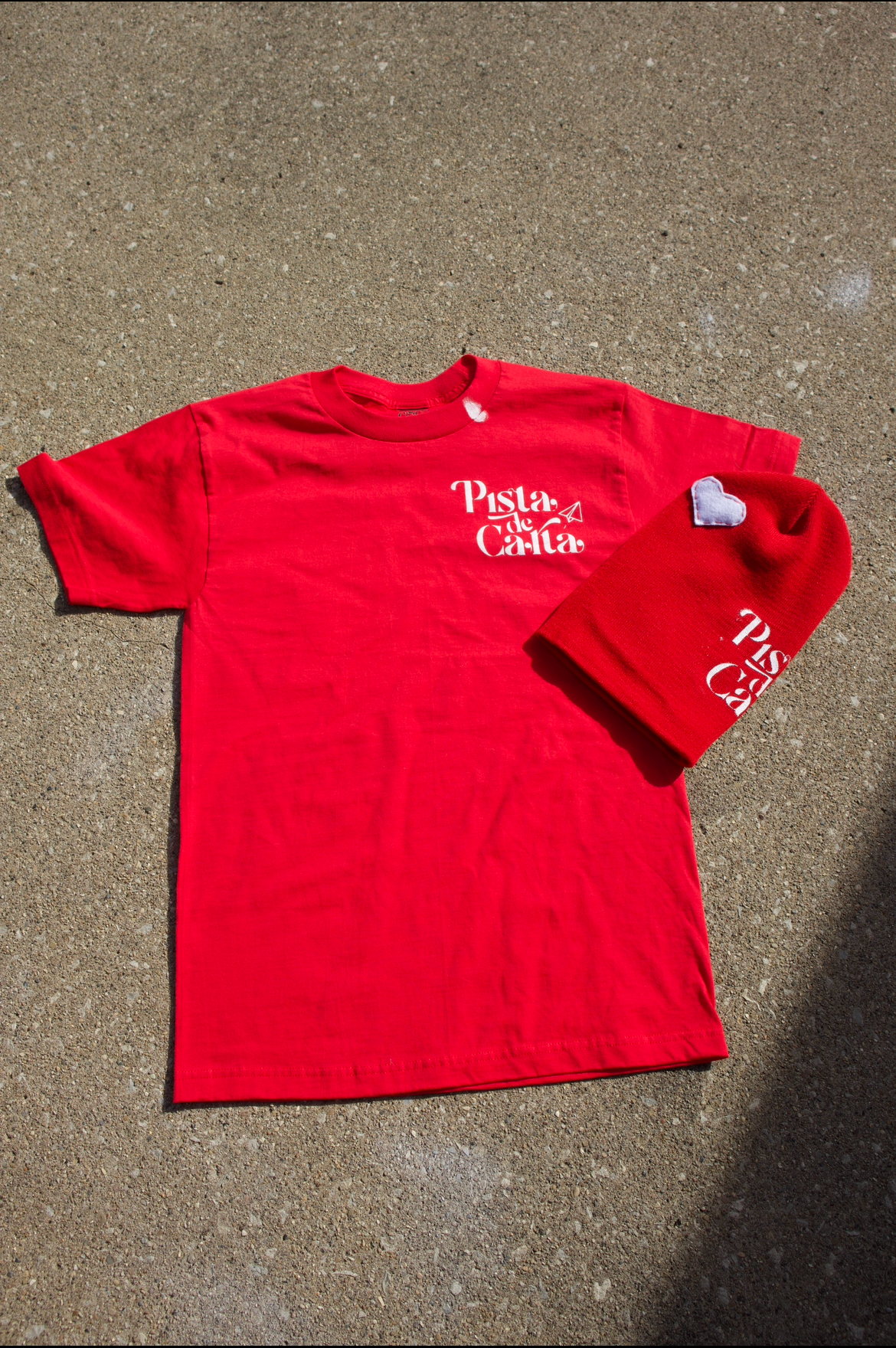 Red x White "LOVE" Tee