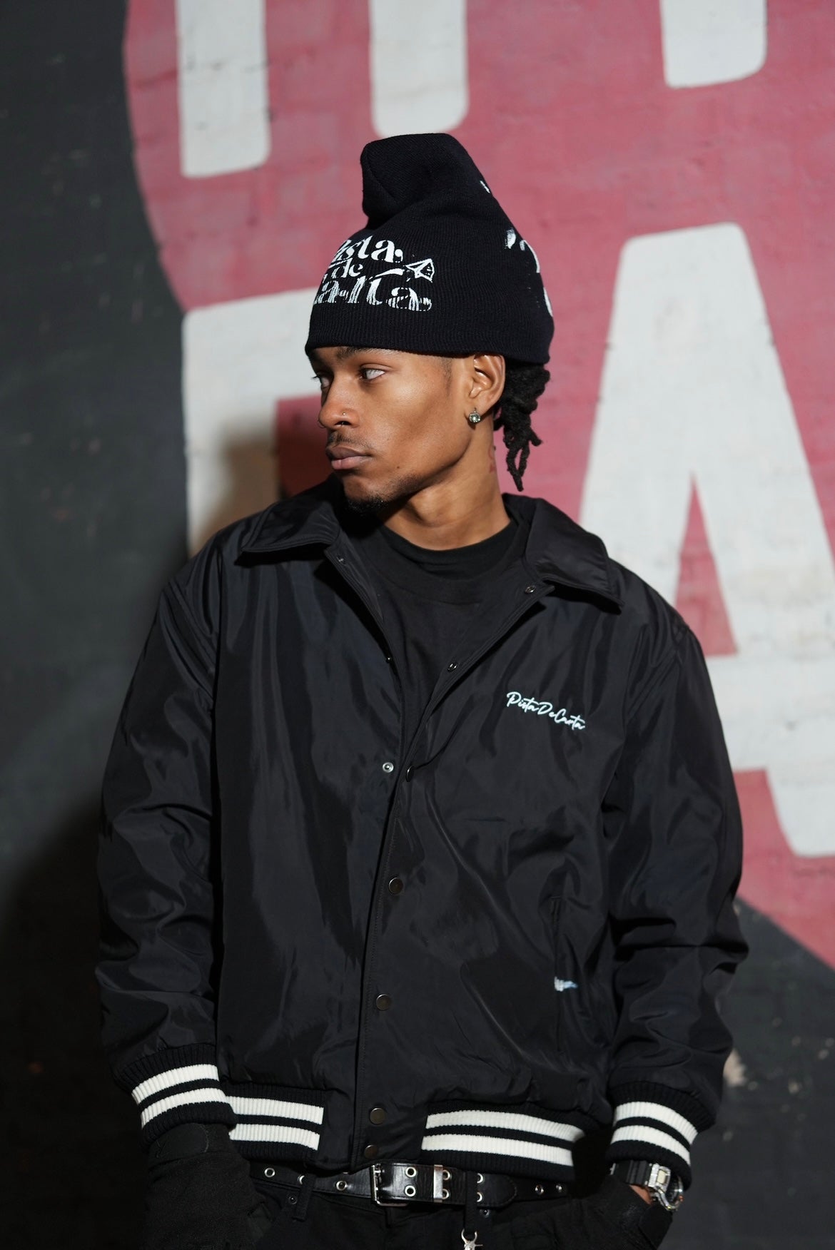 Black Pista Varsity Jacket