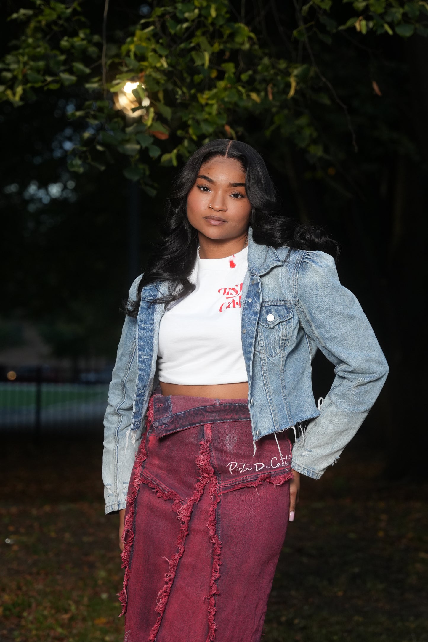 Pista Dyed Maxi Skirt