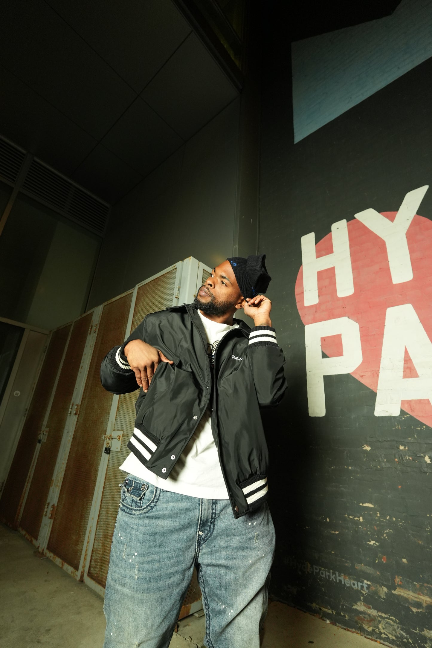 Black Pista Varsity Jacket (PRE-ORDER)