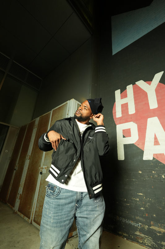Black Pista Varsity Jacket