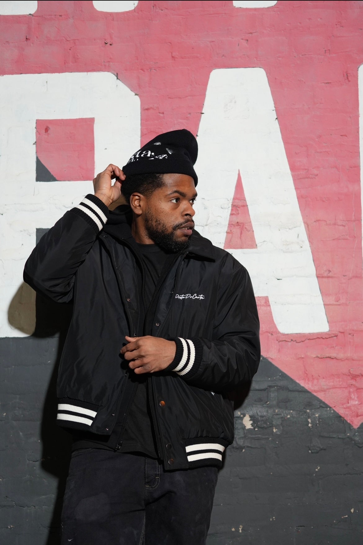 Black Pista Varsity Jacket