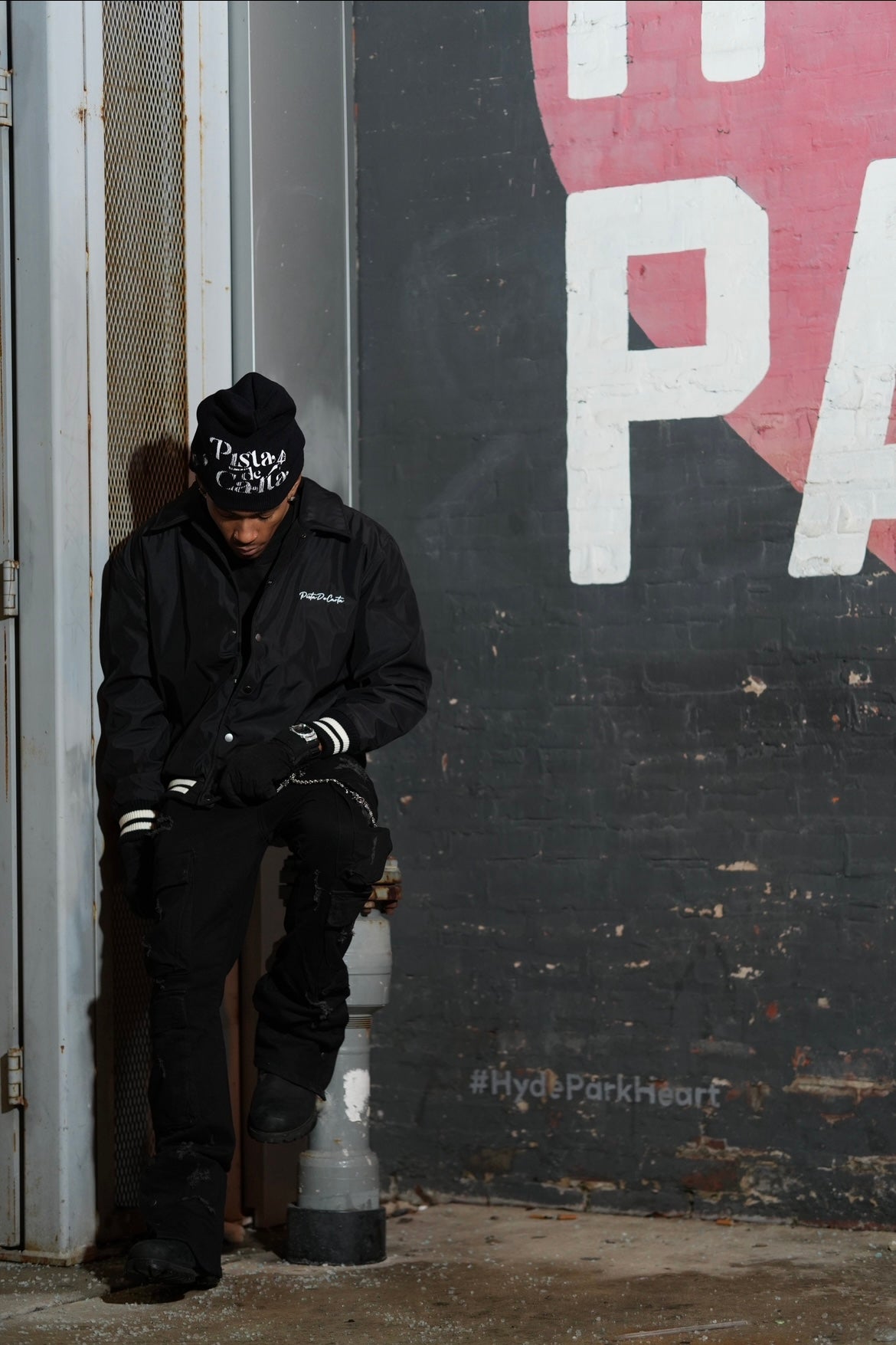 Black Pista Varsity Jacket